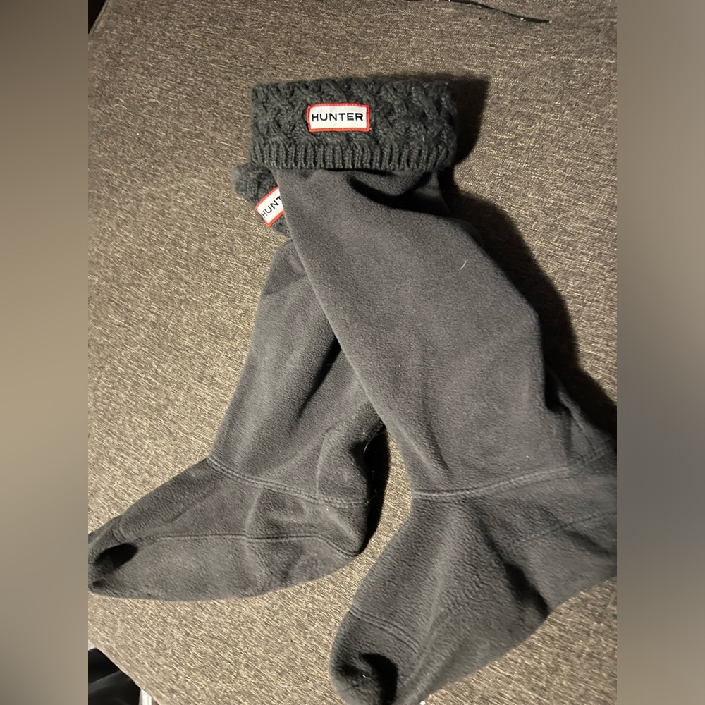 Hunter Grey Fleece Tall Boot Socks